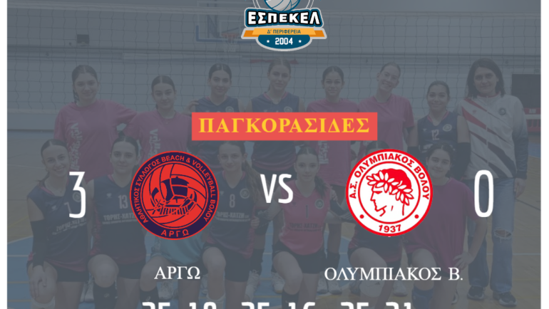 Επιβλητική νίκη στο ντέρμπι – 3 στα 3 οι Παγκορασίδες της ΑΡΓΩ!